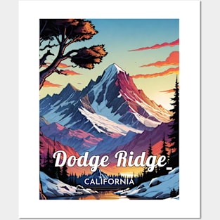 Dodge Ridge ski California USA Posters and Art